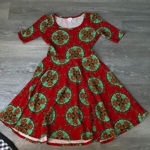 LuLaRoe Half Sleeve Fit and Flare Dress